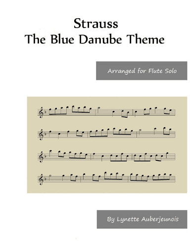 The Blue Danube Theme - Flute Solo (arr. Lynette Auberjeunois)