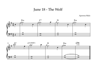June 18 - The Wolf