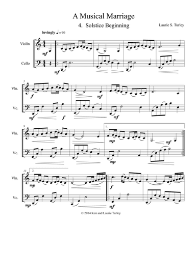 String Duo No 04 from A Musical Marriage "Solstice Beginning"