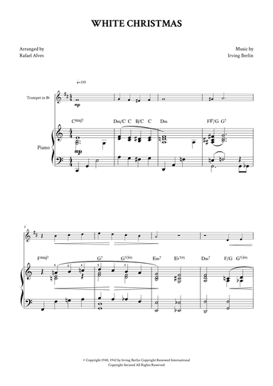 White Christmas (arr. Rafael Alves)