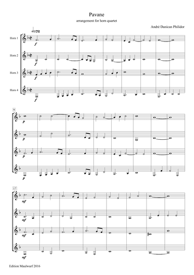 Pavane (arr. Edition Maulwurf)