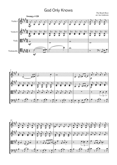 God Only Knows (arr. Ian Anderson)