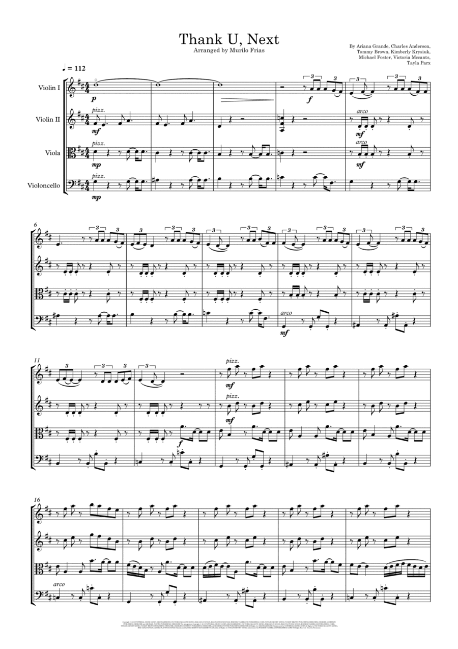 Thank U, Next (arr. Murilo Frias)