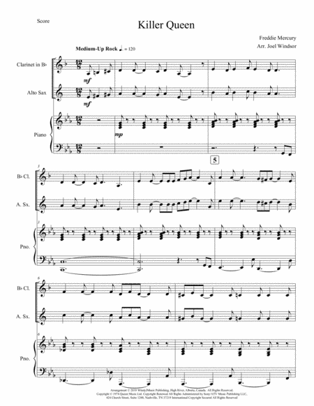 Killer Queen (arr. Joel Windsor)