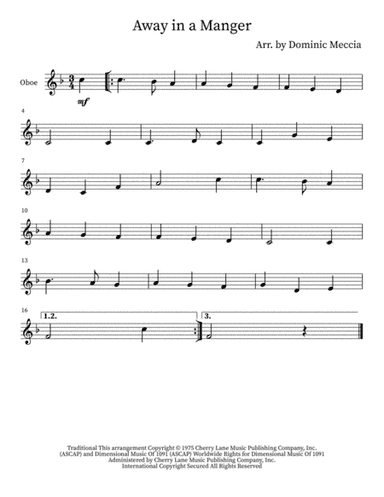 Away In A Manger (arr. Dominic Meccia)