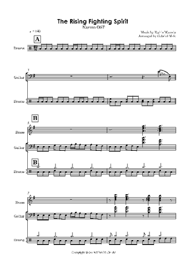 The Rising Fighting Spirit (arr. Gabriel Melo)
