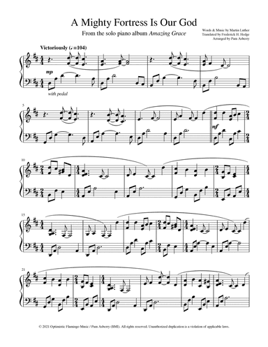 A Mighty Fortress Is Our God (arr. Pam Asberry)