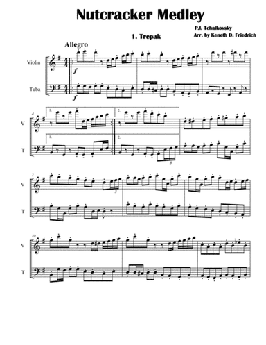 Nutcracker Medley (arr. Kenneth D. Friedrich)