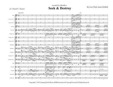 Seek & Destroy (arr. Daniel C. Guyton)