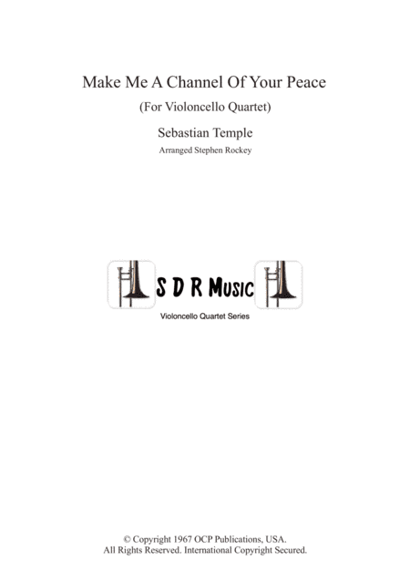 Make Me A Channel Of Your Peace (prayer Of St. Francis) (arr. Stephen Rockey)