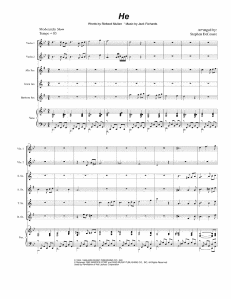 He (arr. Stephen DeCesare)