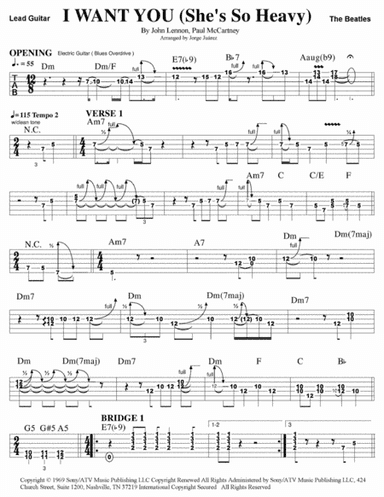 I Want You (she's So Heavy) (arr. Jorge Juárez)