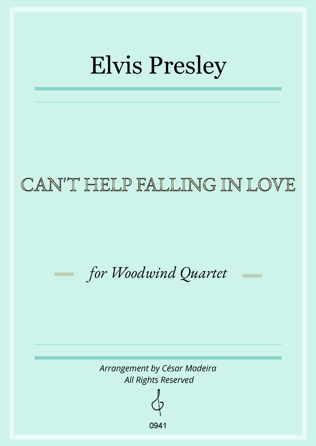 Can't Help Falling In Love (arr. César Madeira)