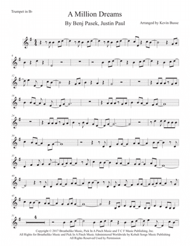 A Million Dreams (arr. Kevin Busse)