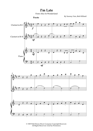 I'm Late (arr. Karen Gueiros)