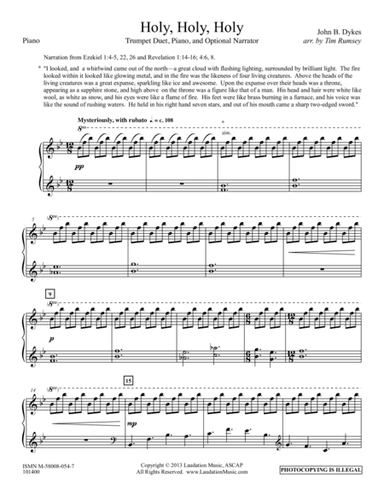 Holy, Holy, Holy (arr. Tim Rumsey)