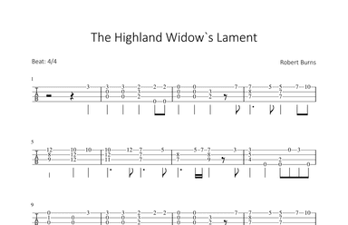 The Highland Widows Lament (arr. Bettina Schipp)