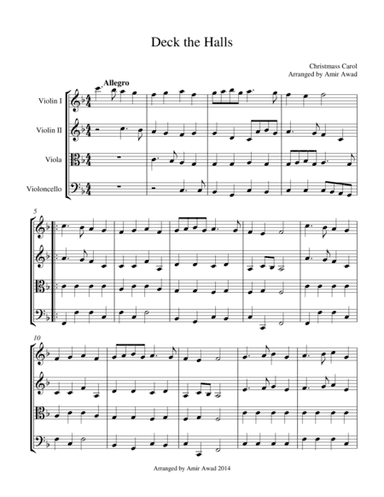 Deck the Halls (arr. Amir Awad)