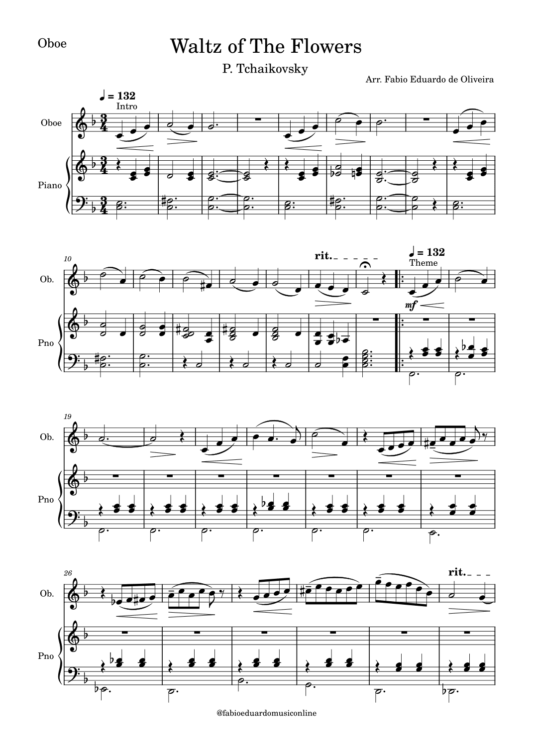 Waltz Of The Flowers (Tchaikovsky) (arr. Fabio Eduardo de Oliveira)