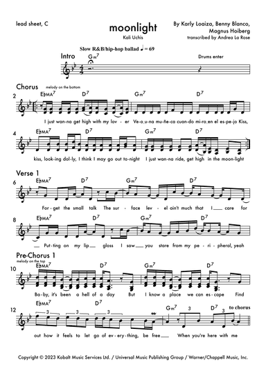 Moonlight (arr. Andrea La Rose)