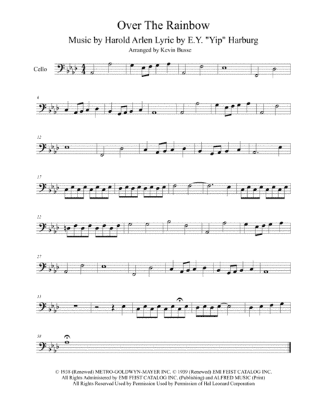 Over The Rainbow (from The Wizard Of Oz) (arr. Kevin Busse)