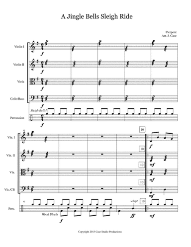 A Jingle Bells Sleigh Ride (arr. Jennifer Case)