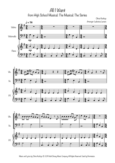 All I Want (arr. Ludovica Lanaro)