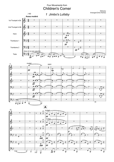 Four Movements from "Children's Corner" (arr. Chris Holmes)