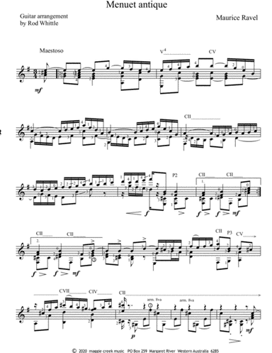 Menuet antique (arr. Rod Whittle)