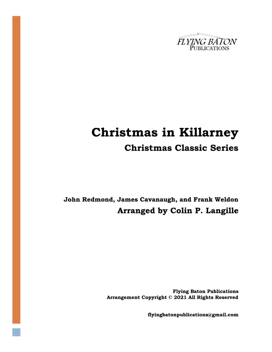Christmas In Killarney (arr. Colin P. Langille)