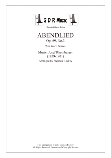 Abendlied, Horn Sextet (arr. Stephen Rockey)