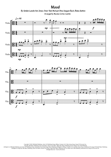 Mood (arr. Nicolás Cortés Castillo)