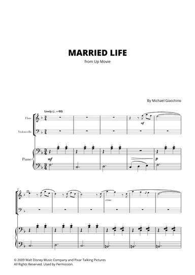 Married Life (arr. Cadenza Editions)