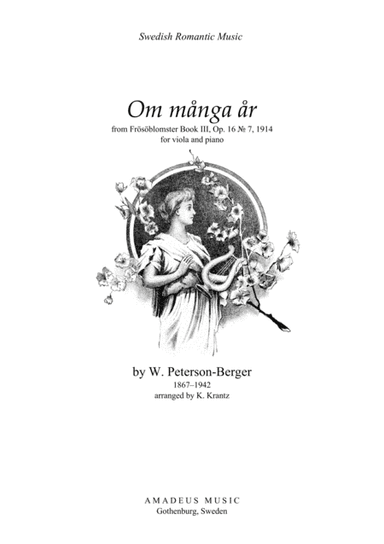 Om många år from Frösöblomster III for viola and piano (arr. K. Krantz)