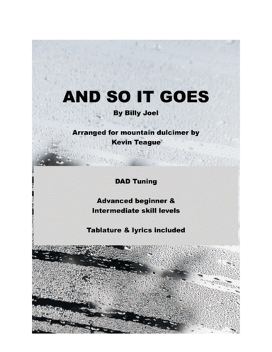 And So It Goes (arr. Kevin Teague)