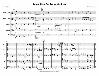 ANGELS FROM THE REALMS OF GLORY - CHRISTMAS BRASS QUINTET (arr. Steve Hoover)