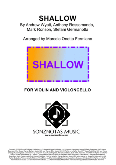 Shallow (arr. Marcelo Onetta Fermiano)