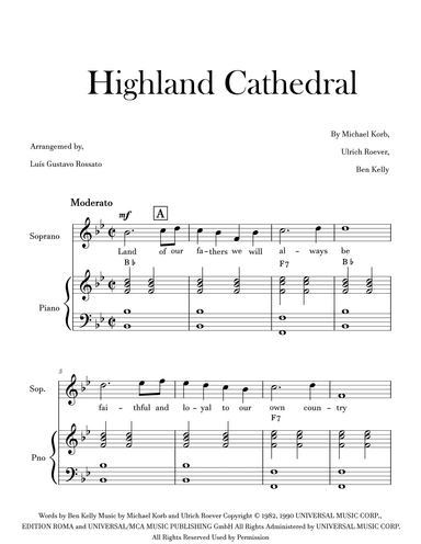 Highland Cathedral (arr. Luís Gustavo Rossato)