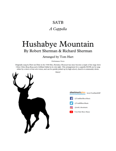 Hushabye Mountain (arr. Tom Hart)