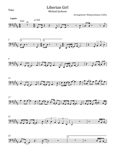 Liberian Girl (arr. Melquisedeque C.Silva)