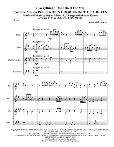 (Everything I Do) I Do It For You (arr. Doug Clyde)