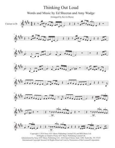 Thinking Out Loud (arr. Kevin Busse)
