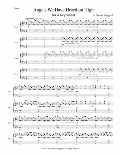 Angels We Have Heard on High (arr. Nathan Burggraff)