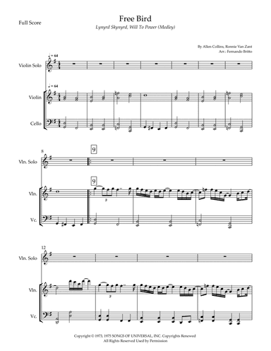 Free Bird (arr. Fernando Britto)