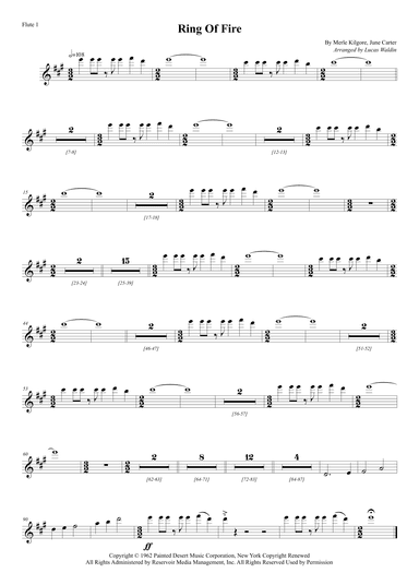 Ring Of Fire (arr. Lucas Waldin)