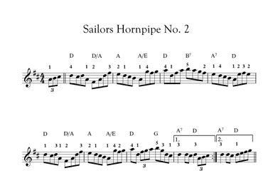 The Sailors Hornpipe No.2 (arr. Gerry Nulty)