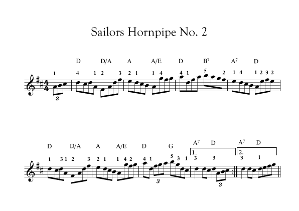 The Sailors Hornpipe No.2 (arr. Gerry Nulty)