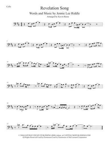 Revelation Song (arr. Kevin Busse)