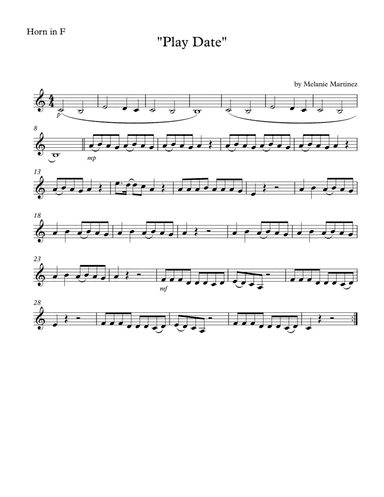 Play Date (arr. SongBird Music)