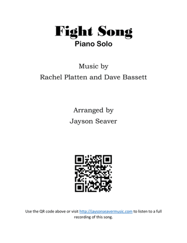 Fight Song (arr. Jayson Seaver)